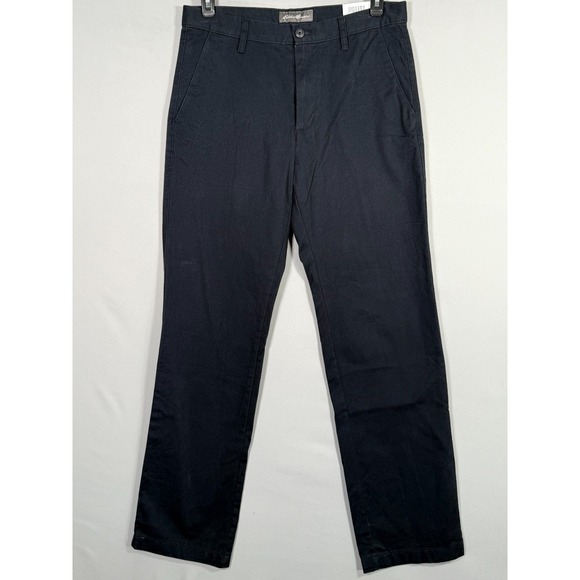 Eddie Bauer Other - Eddie Bauer Classic Pants NWT Mens 32x34 Navy Blue Straight Leg Soft